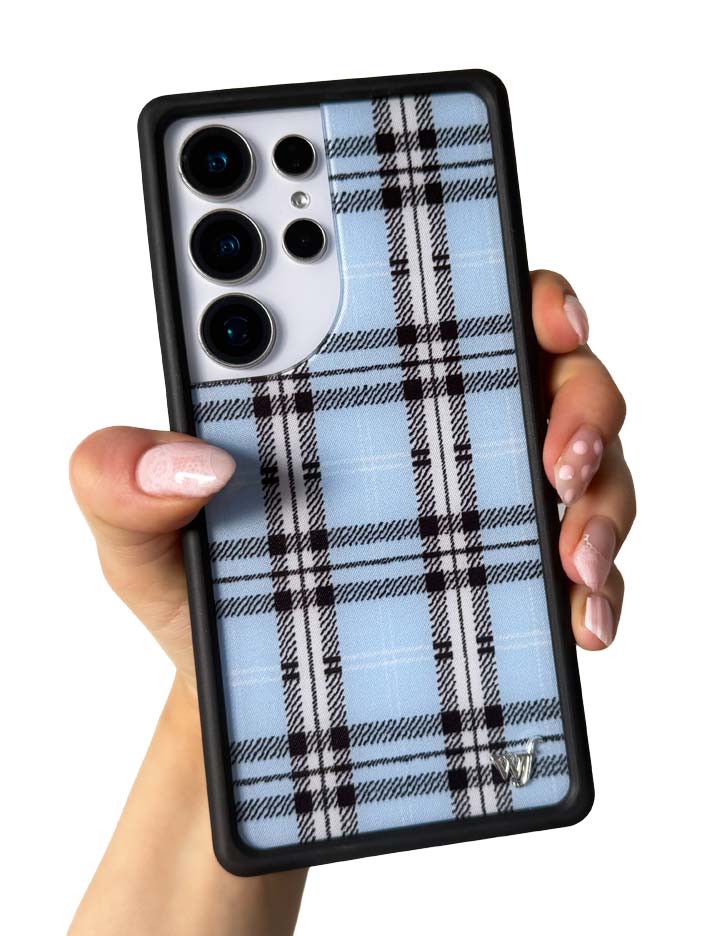 Plaid | Blue Samsung Galaxy Case
