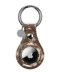 Brown Floral Airtag Case