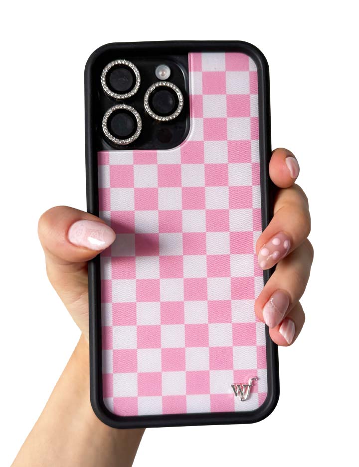 Checkers | Pink iPhone Case