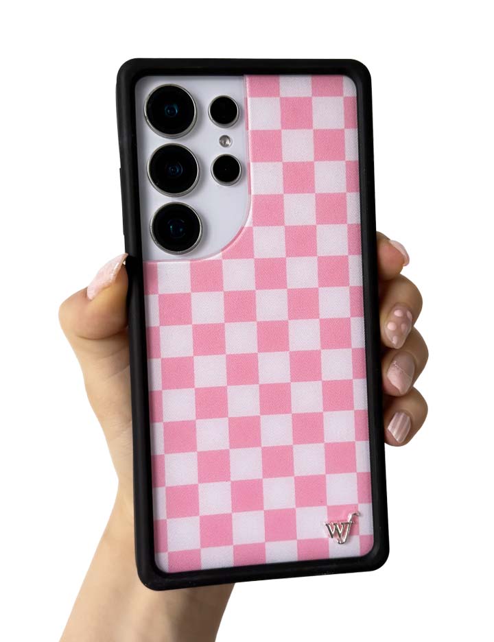 Checkers | Pink Samsung Galaxy Case
