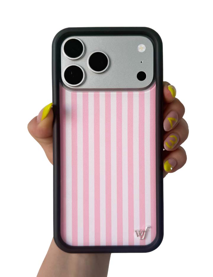 Pink Stripes iPhone Case