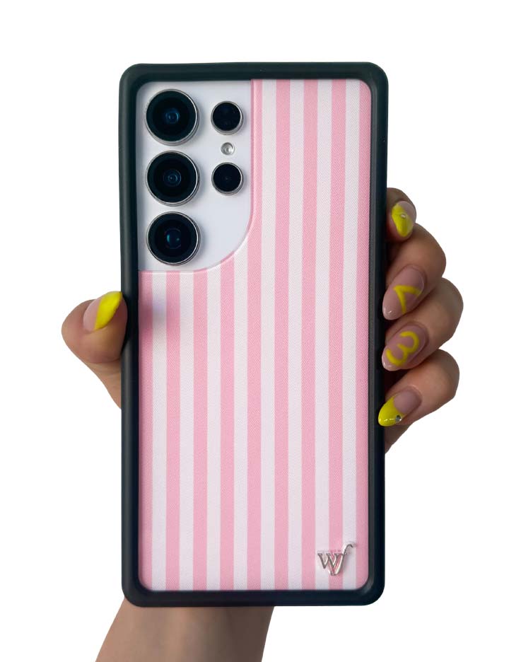 Pink Stripes Samsung Galaxy Case