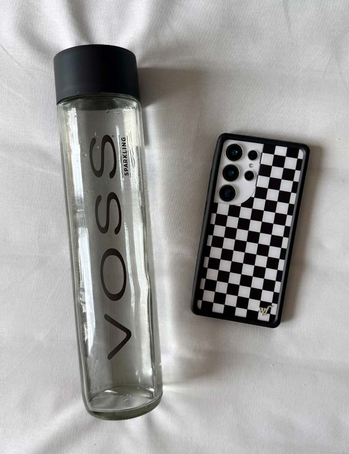 Checkers | Black Samsung Galaxy Case