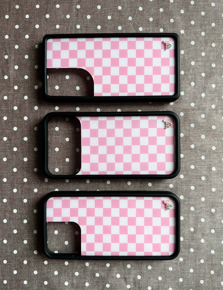 Checkers | Pink iPhone Case