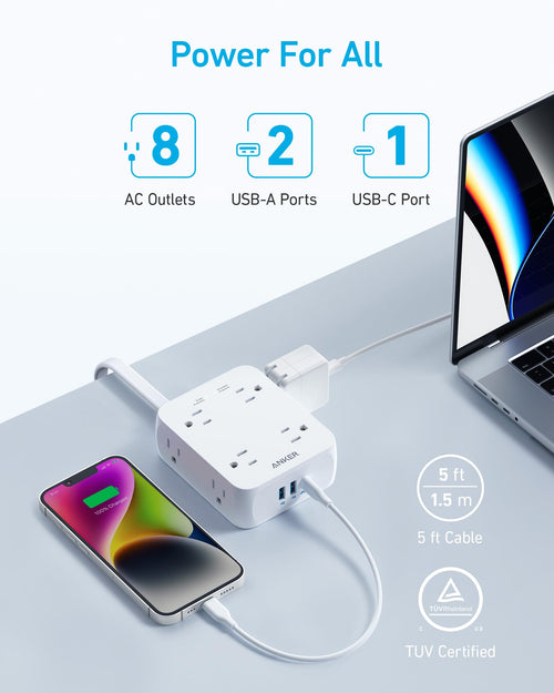 Anker <b>341</b> Regleta de enchufes USB