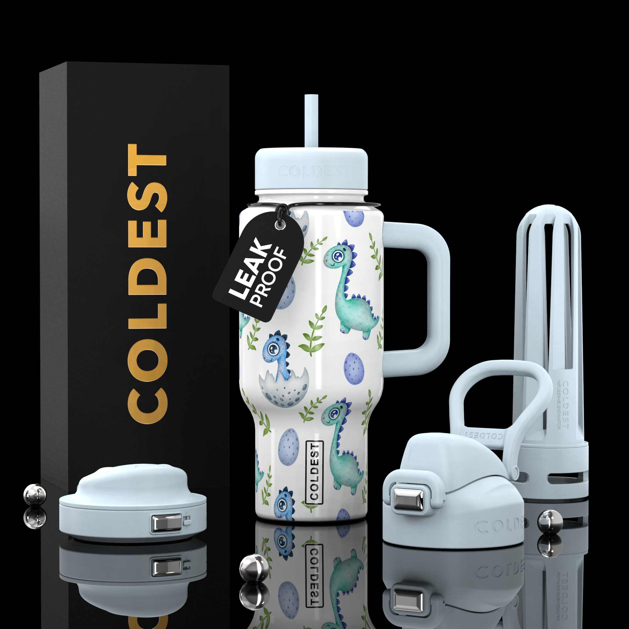 Botella térmica COLDEST Limitless de 24 oz