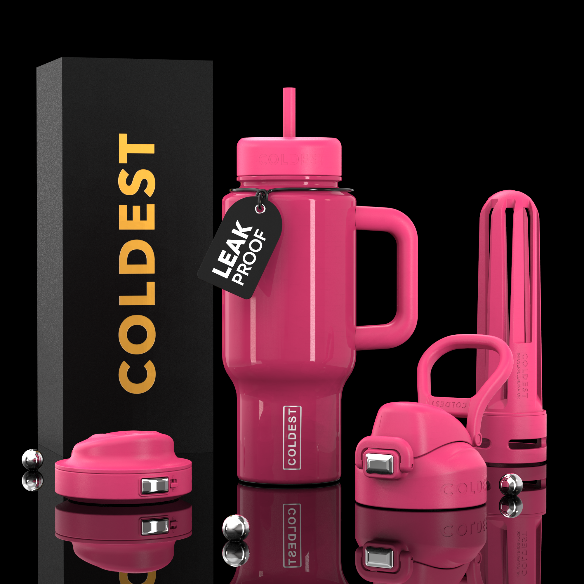 Botella térmica COLDEST Limitless de 24 oz
