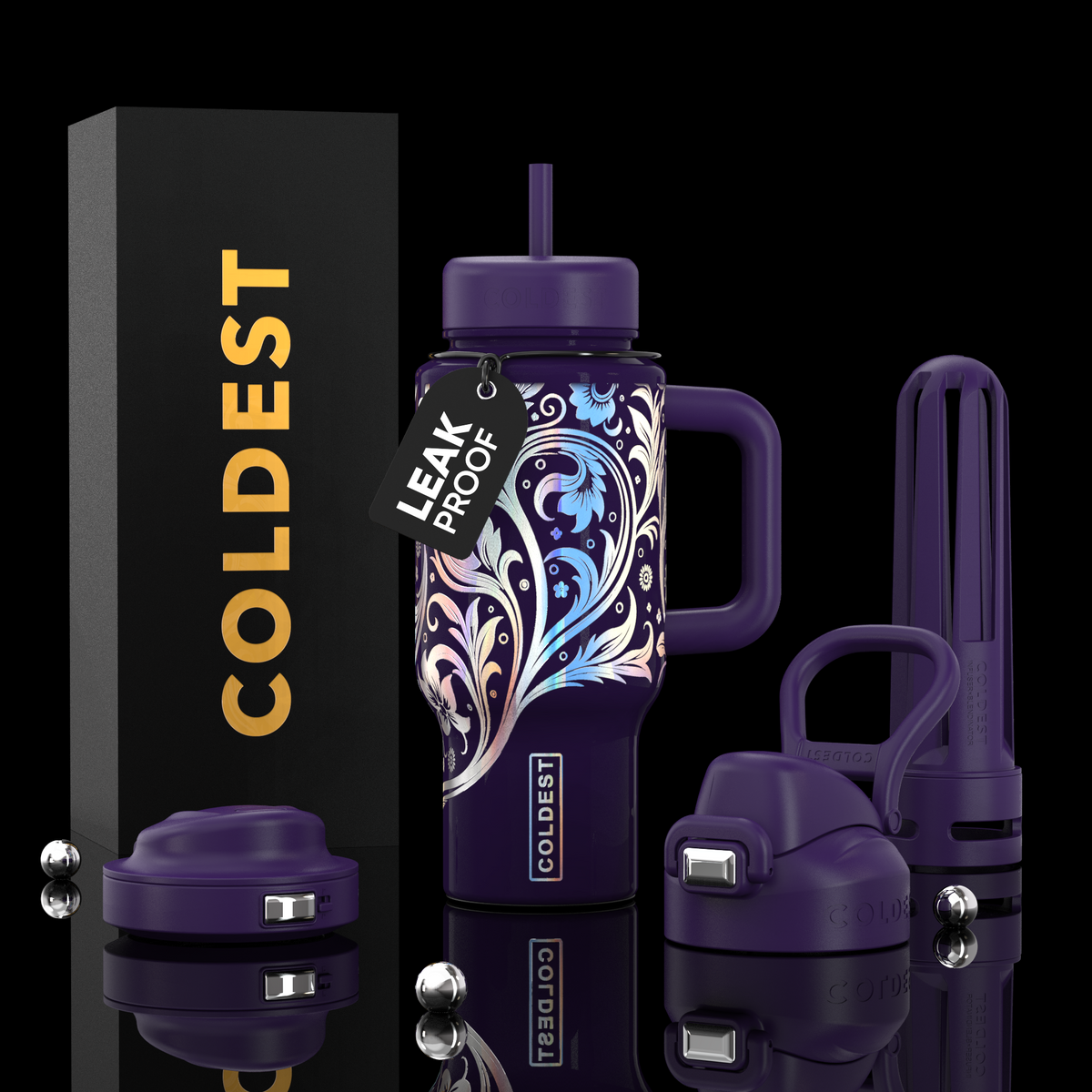Botella térmica COLDEST Limitless de 24 oz
