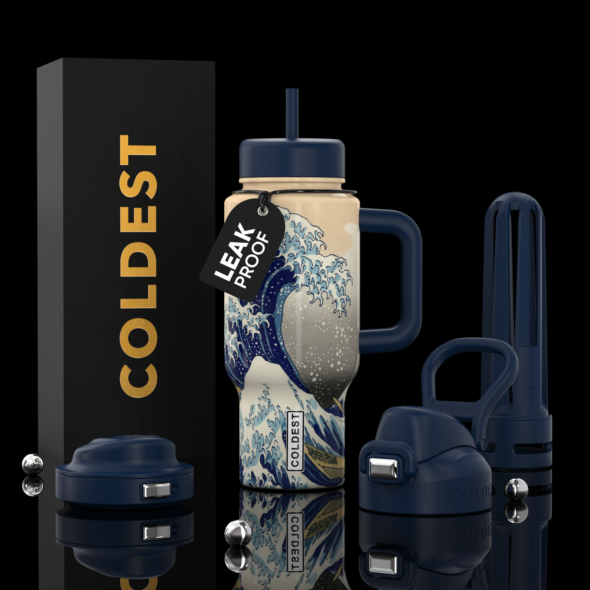 Botella térmica COLDEST Limitless de 24 oz