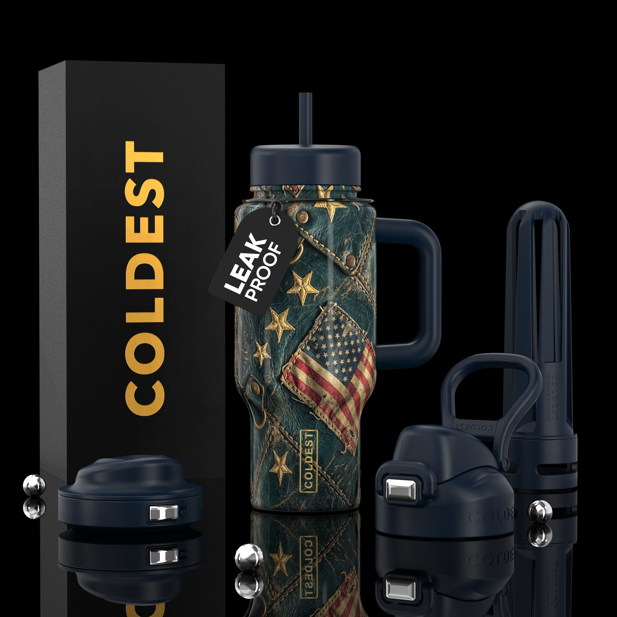 Botella térmica COLDEST Limitless de 24 oz