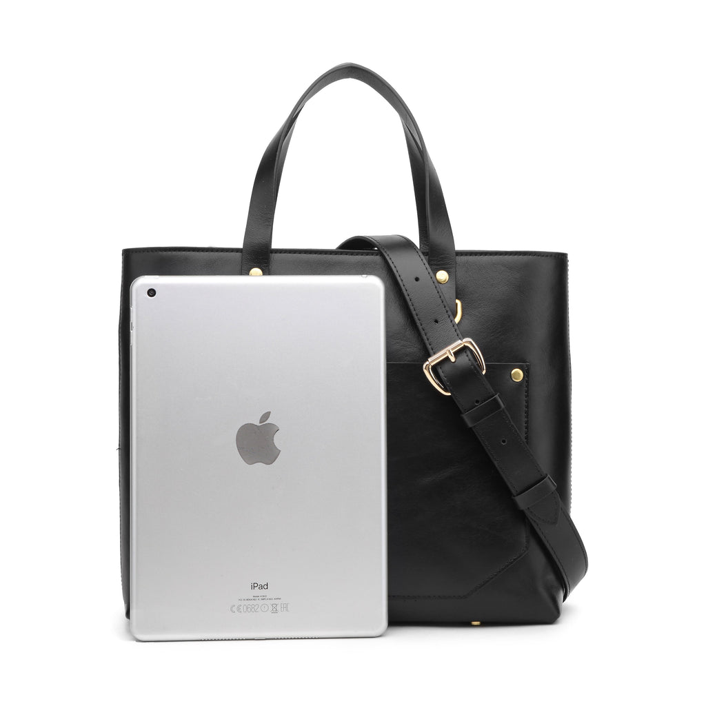 Marcy |  Matte Black Leather