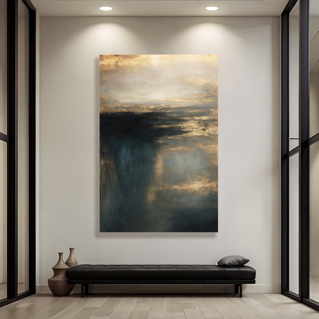 Arte de pared Resplandor de paisaje nuboso