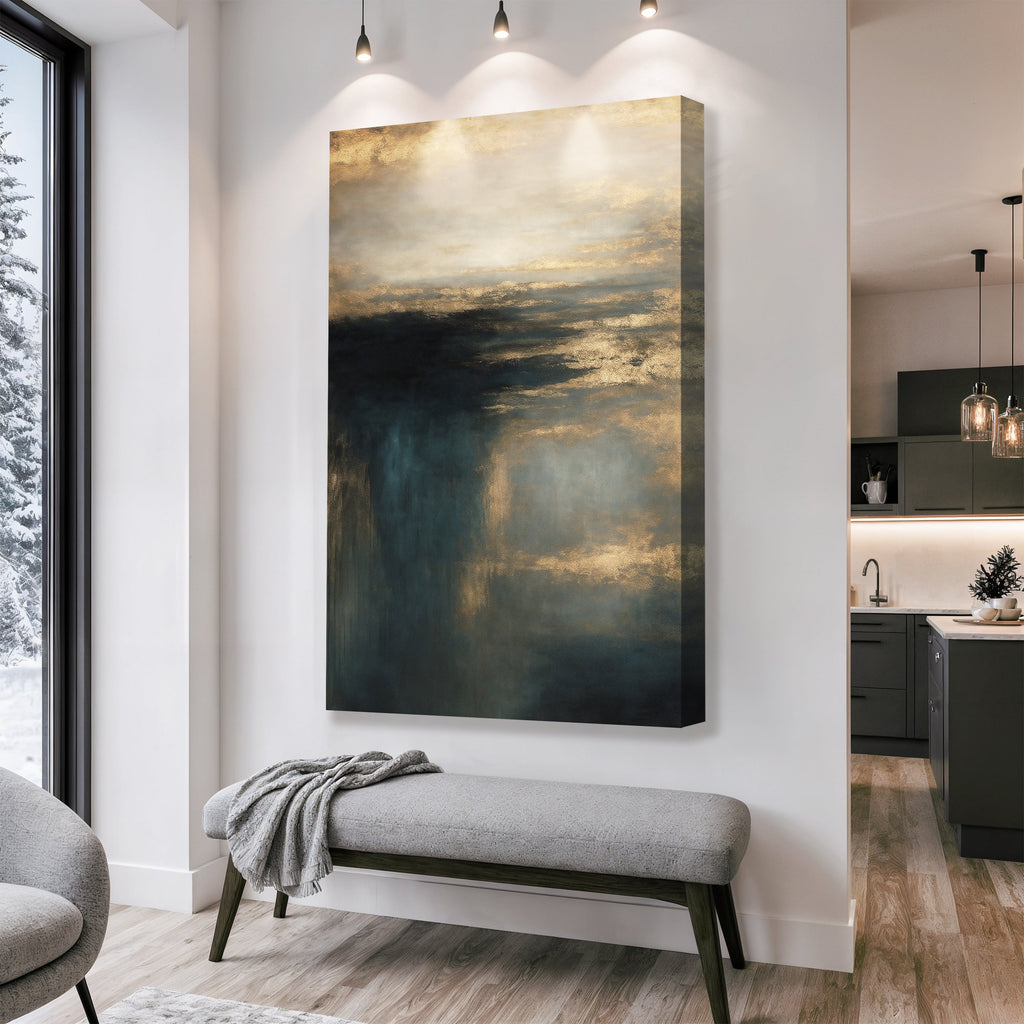 Arte de pared Resplandor de paisaje nuboso