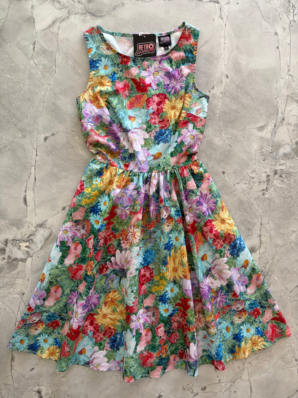 Vestido vintage floral