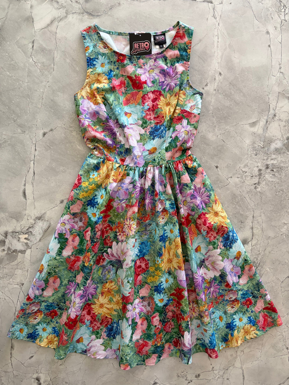 Vestido vintage floral