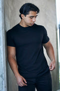 Men's short-sleeved bamboo t-shirt - classic fit