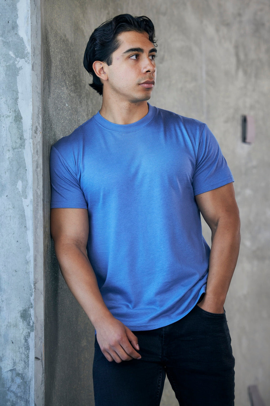 Men's short-sleeved bamboo t-shirt - classic fit