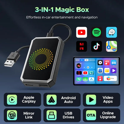 Wireless CarPlay Video Streaming Adapter