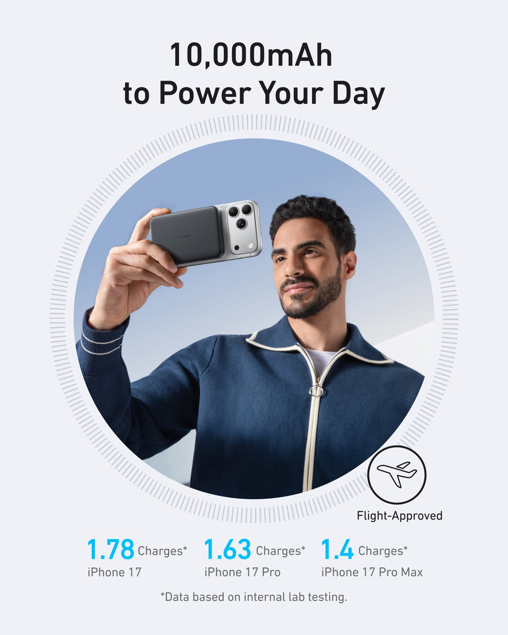 Batería Externa Anker MagGo (10K, Delgada)