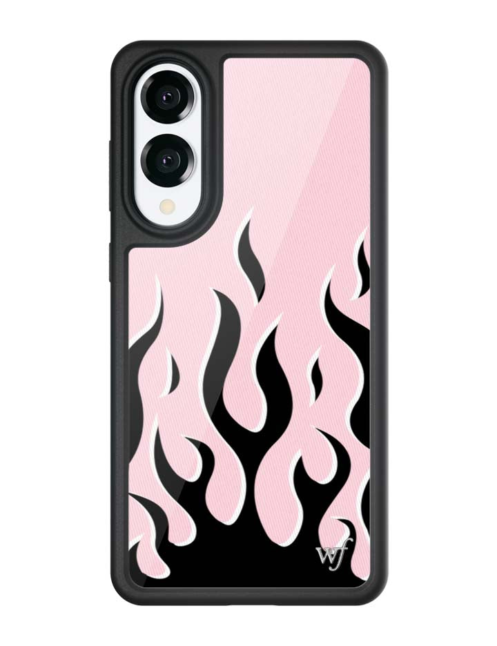 Llamas | Funda para Samsung Galaxy Rosa y Negra
