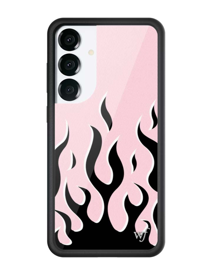 Llamas | Funda para Samsung Galaxy Rosa y Negra