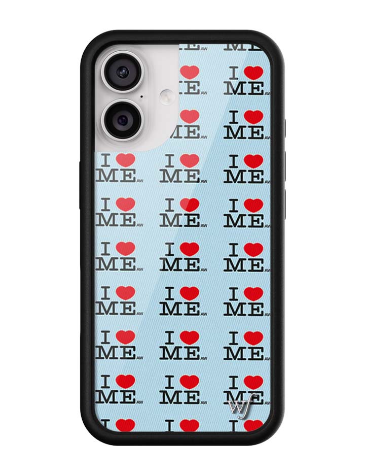 Me quiero | Funda azul para iPhone