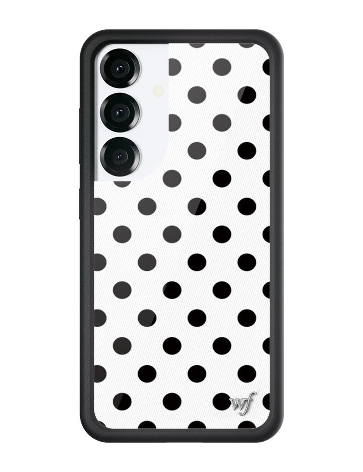 Lunares | Funda Samsung Galaxy Blanca y Negra