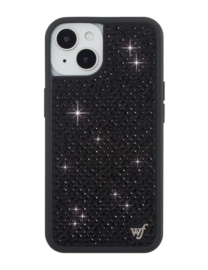 Funda de iPhone con pedrería | Negra