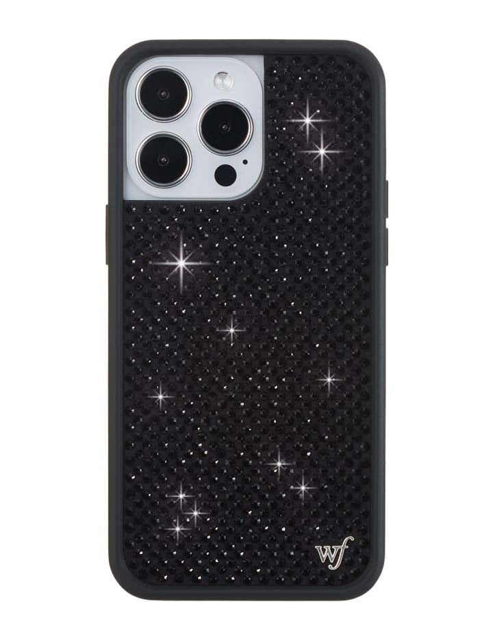 Funda de iPhone con pedrería | Negra