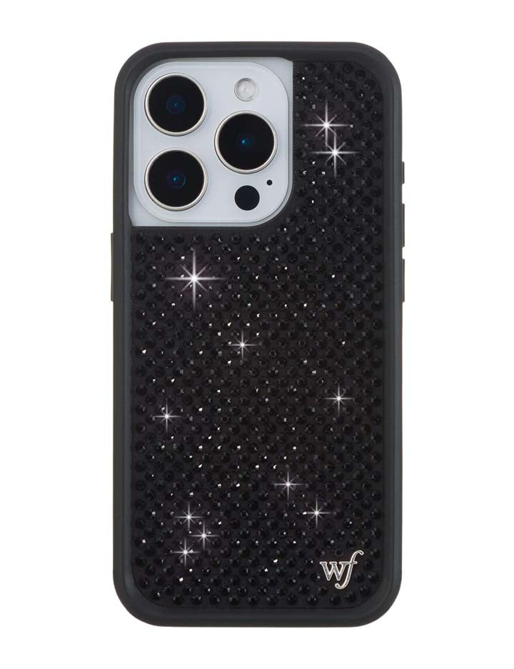Funda de iPhone con pedrería | Negra