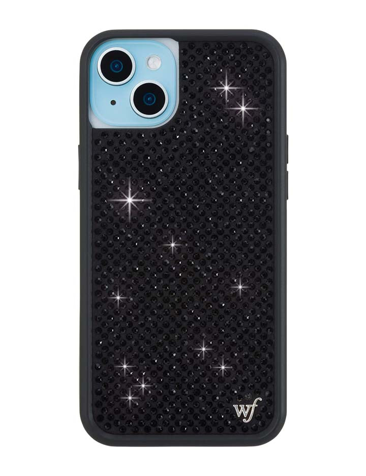 Funda de iPhone con pedrería | Negra