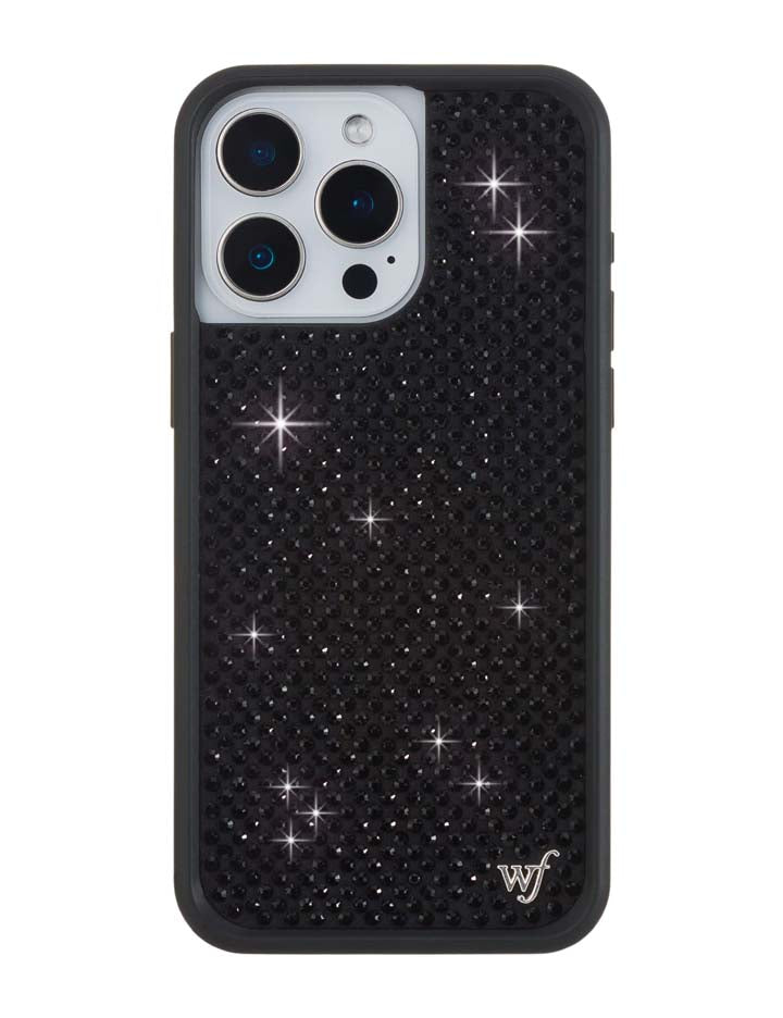 Funda de iPhone con pedrería | Negra