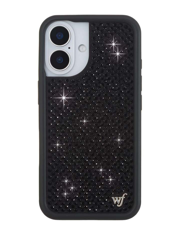 Funda de iPhone con pedrería | Negra