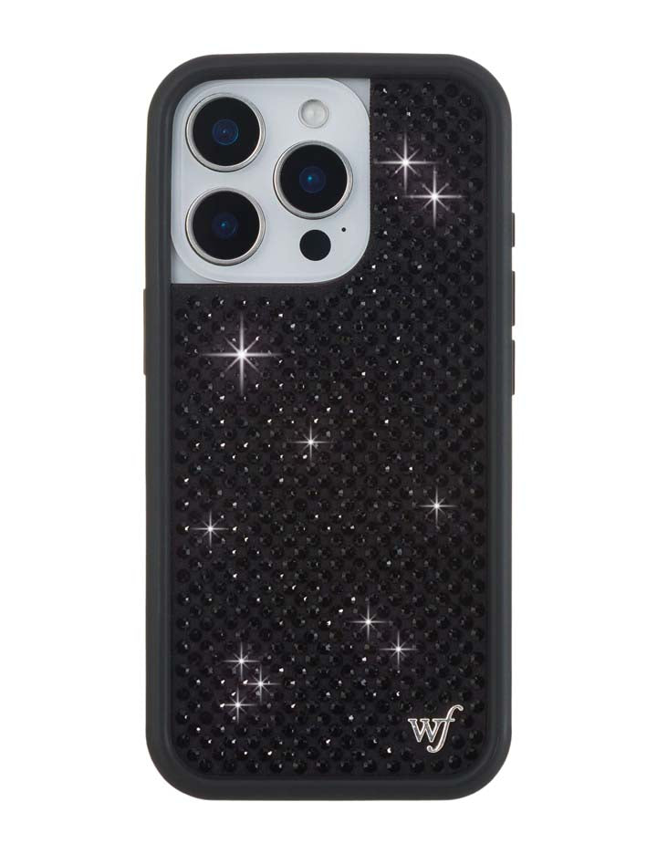 Funda de iPhone con pedrería | Negra