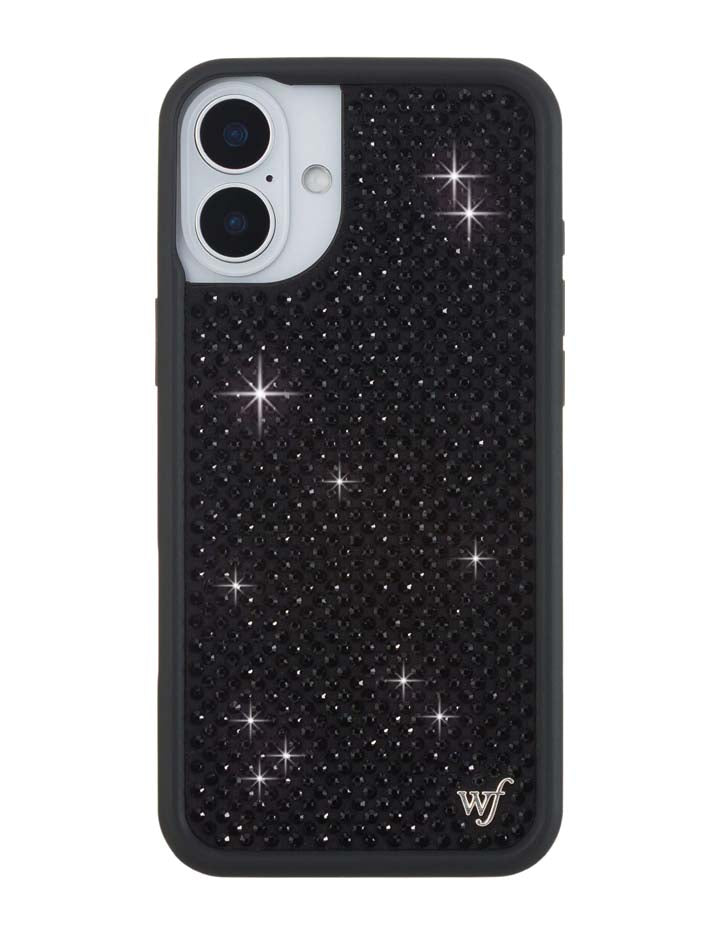 Funda de iPhone con pedrería | Negra