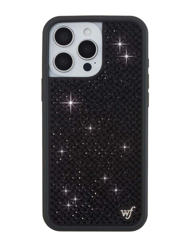 Funda de iPhone con pedrería | Negra