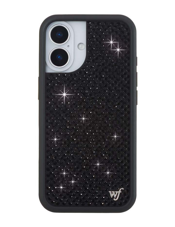 Funda de iPhone con pedrería | Negra