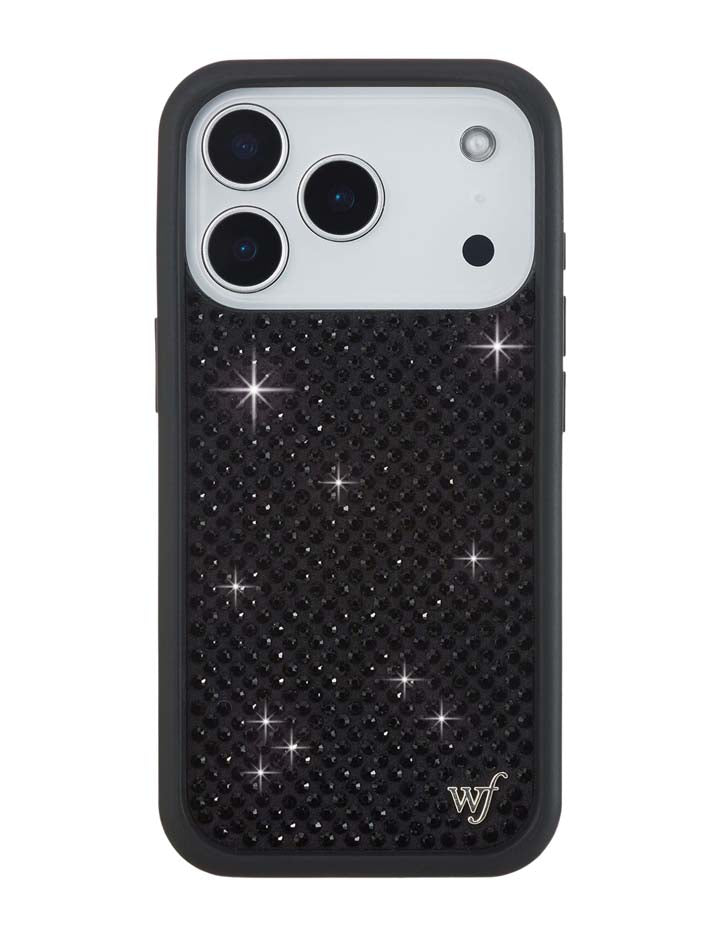 Funda de iPhone con pedrería | Negra