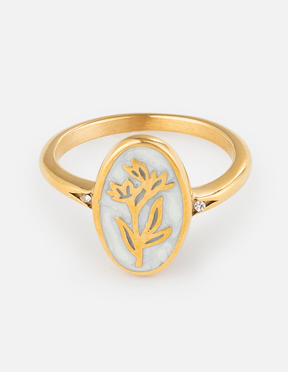 Anillo Esmaltado Bloom Again