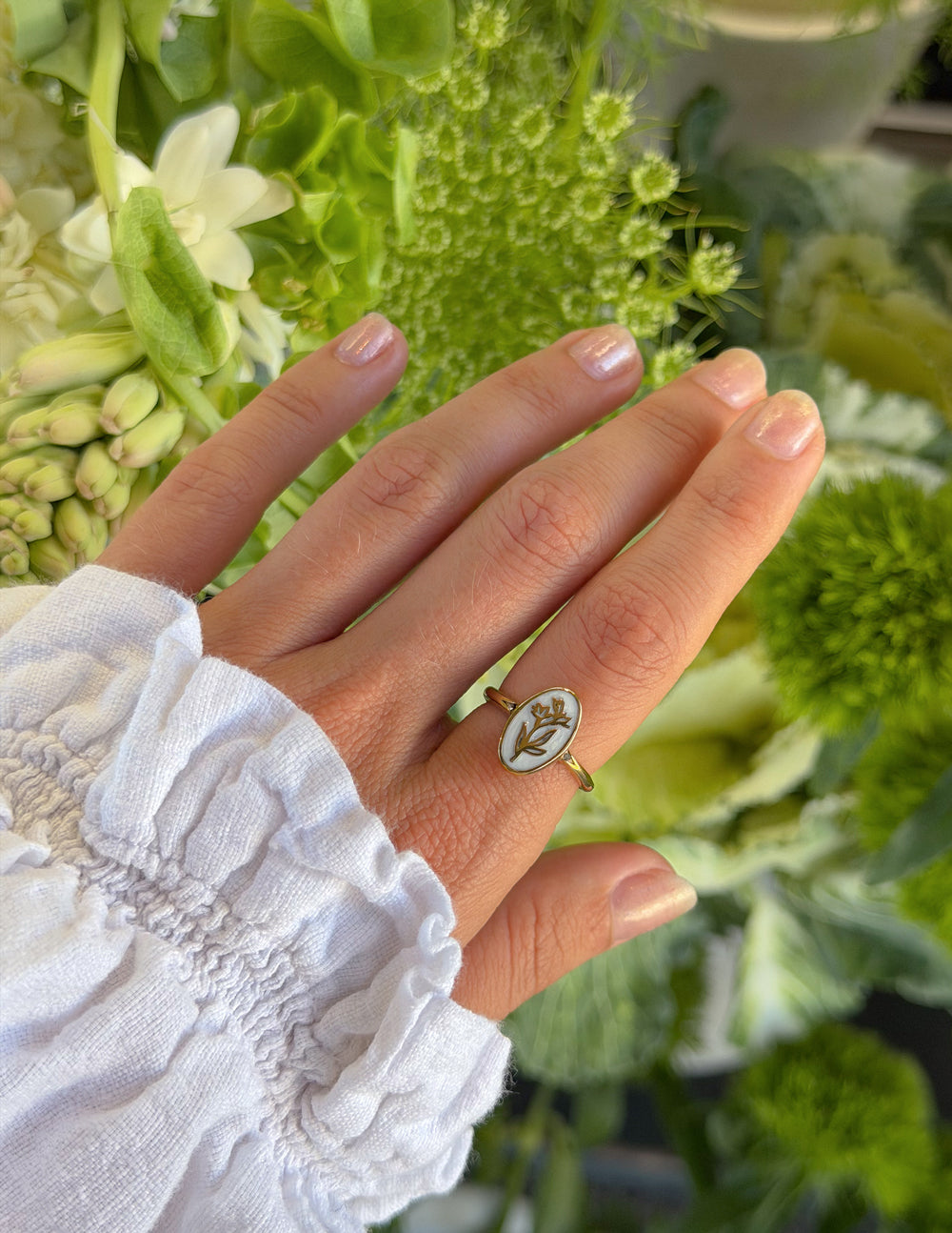 Anillo Esmaltado Bloom Again