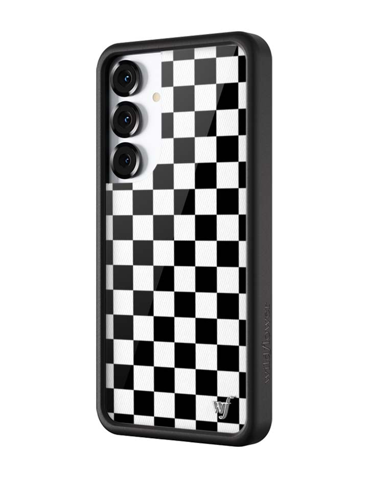 Checkers | Black Samsung Galaxy Case