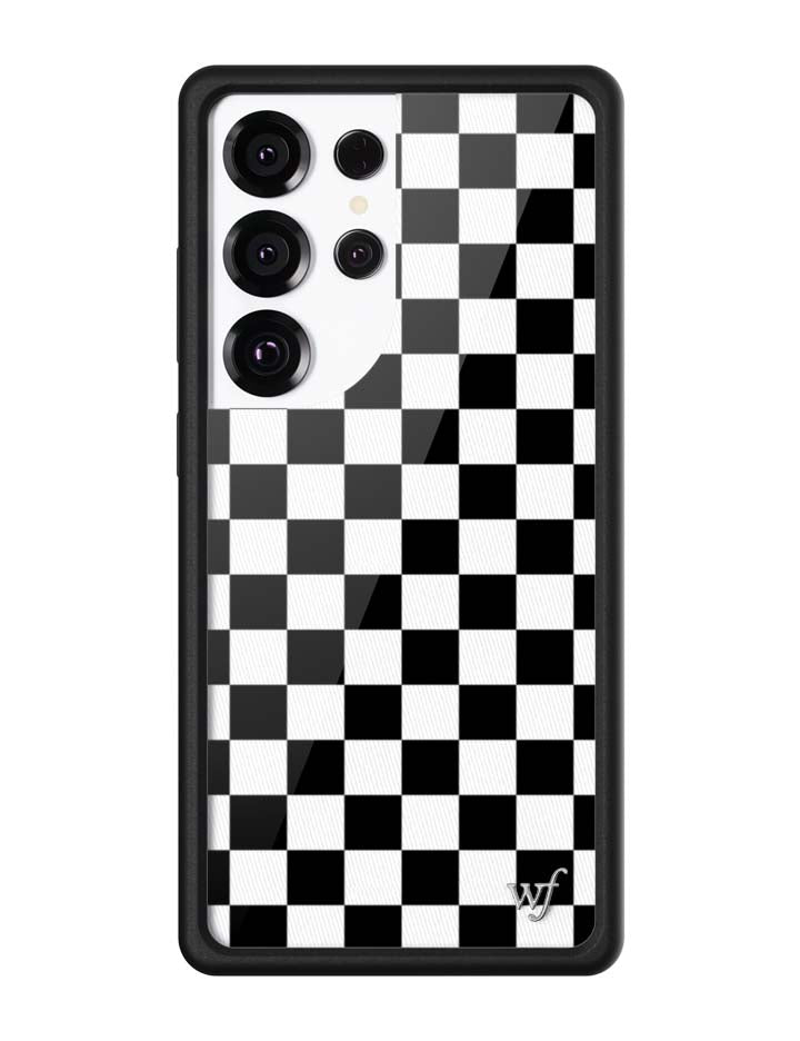 Checkers | Black Samsung Galaxy Case