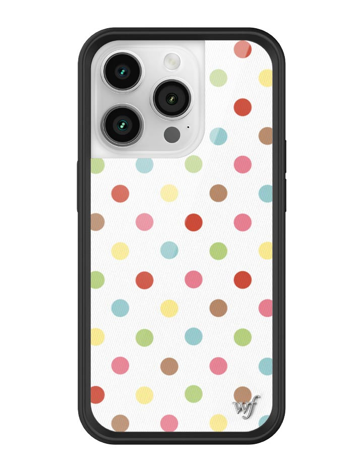 Funda para iPhone de Confeti de Puntos Polka