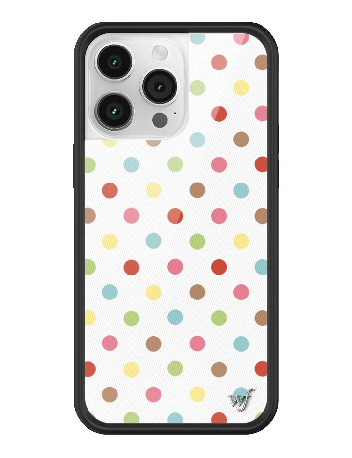 Funda para iPhone de Confeti de Puntos Polka