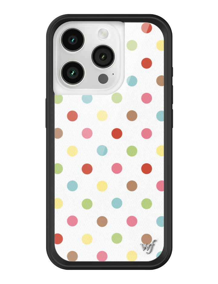 Funda para iPhone de Confeti de Puntos Polka