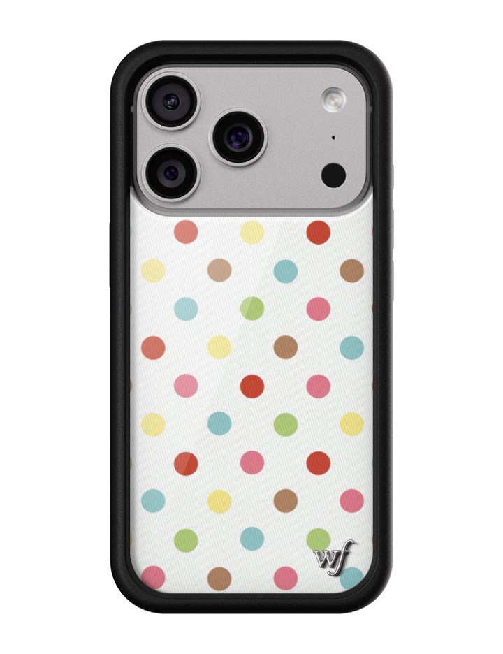 Funda para iPhone de Confeti de Puntos Polka