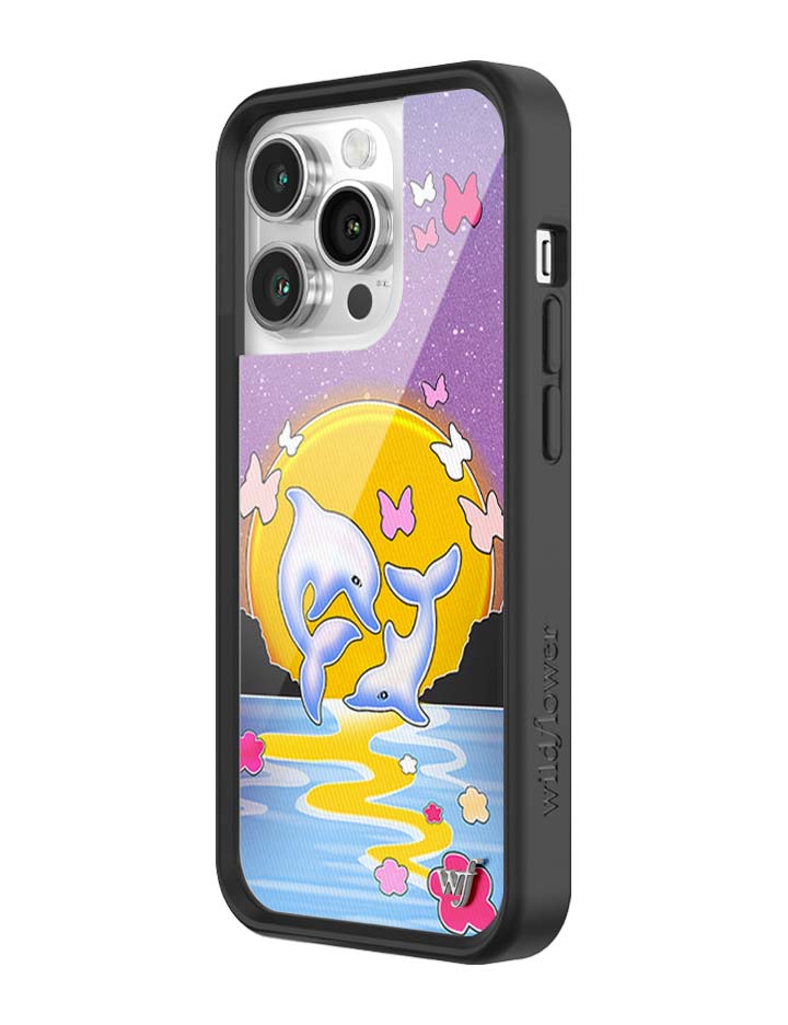 Dolphin Sunset iPhone Case