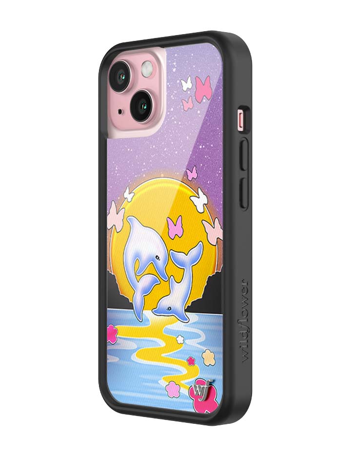 Dolphin Sunset iPhone Case