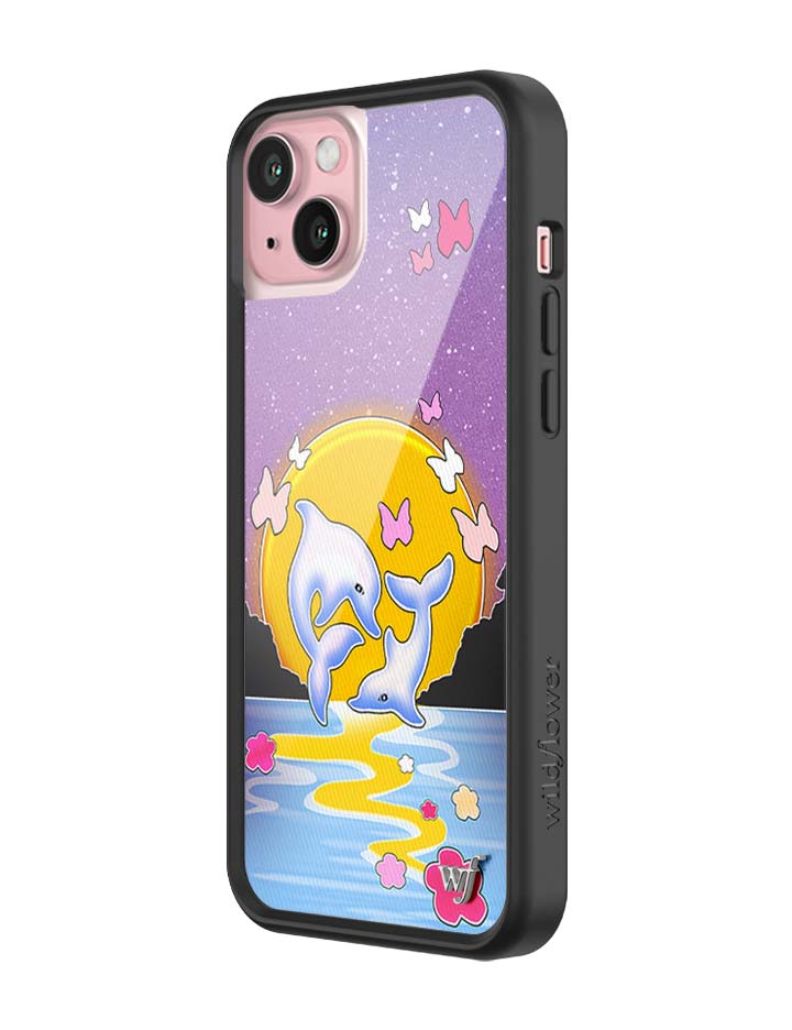 Dolphin Sunset iPhone Case