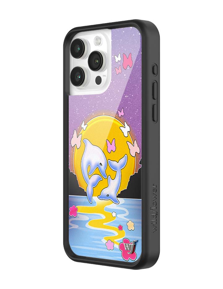 Dolphin Sunset iPhone Case